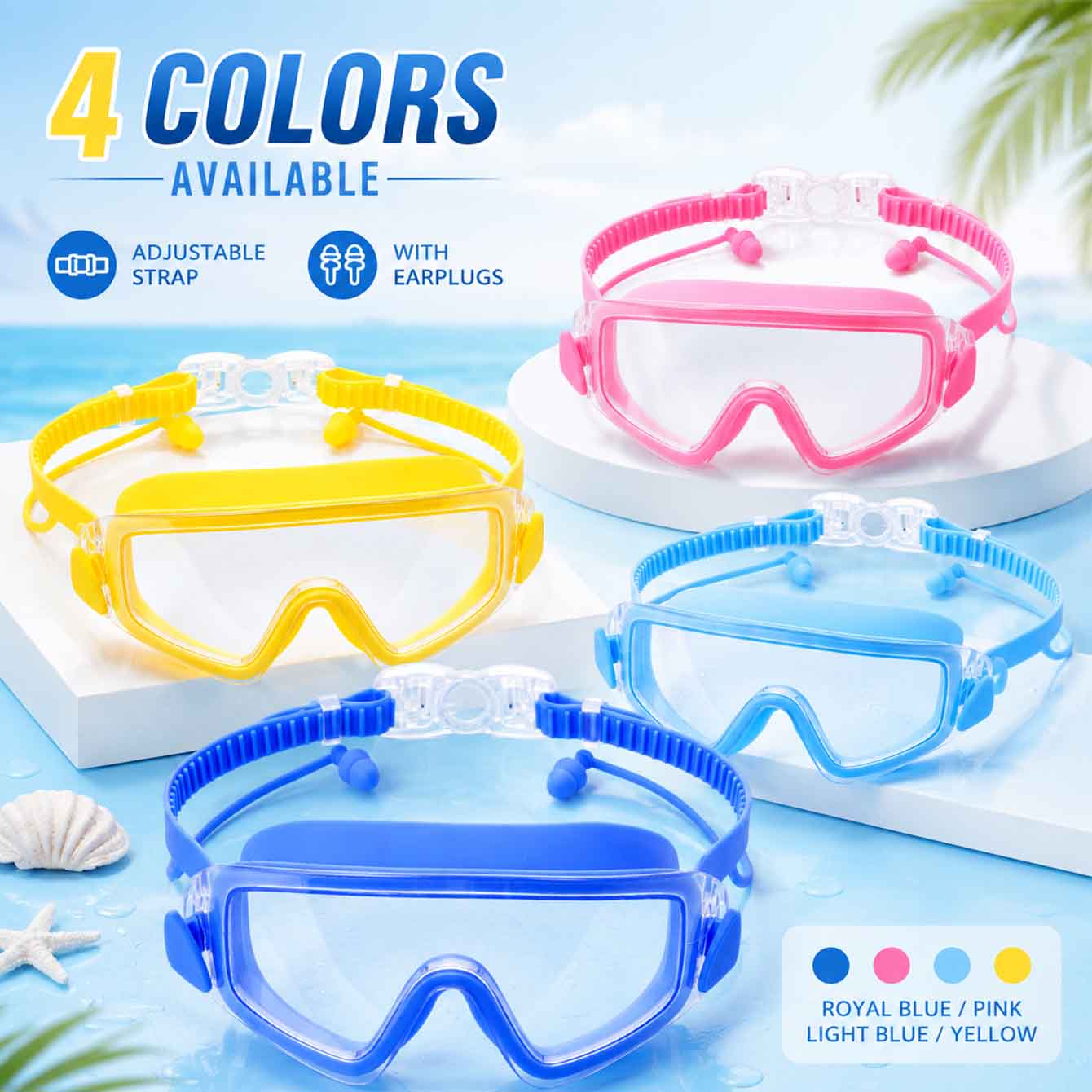 Anti Pollution Mask - Masque de plongée avec lunettes de