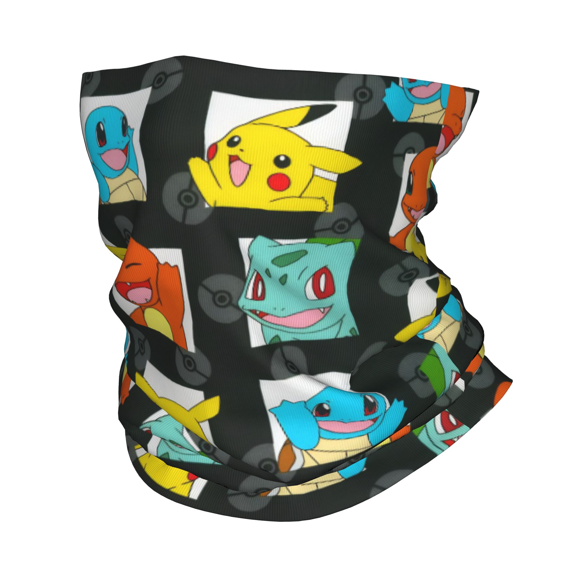 Sports Mask Breathable - Cache-cou Bandana Monstres de Dessin Animé,