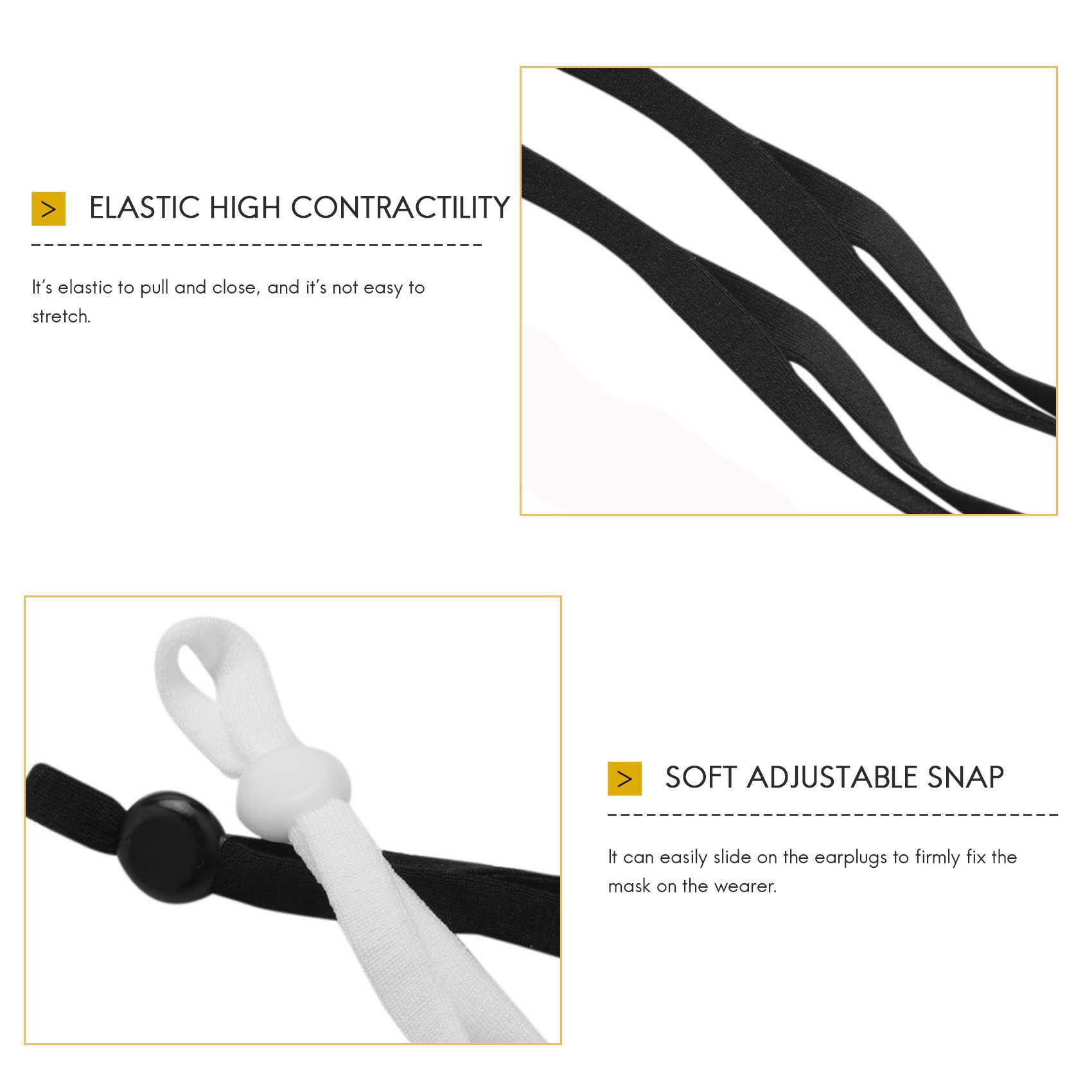 A27F-2000 Pièces de cordon éla - Mask Lanyard Adjustable avis et prix