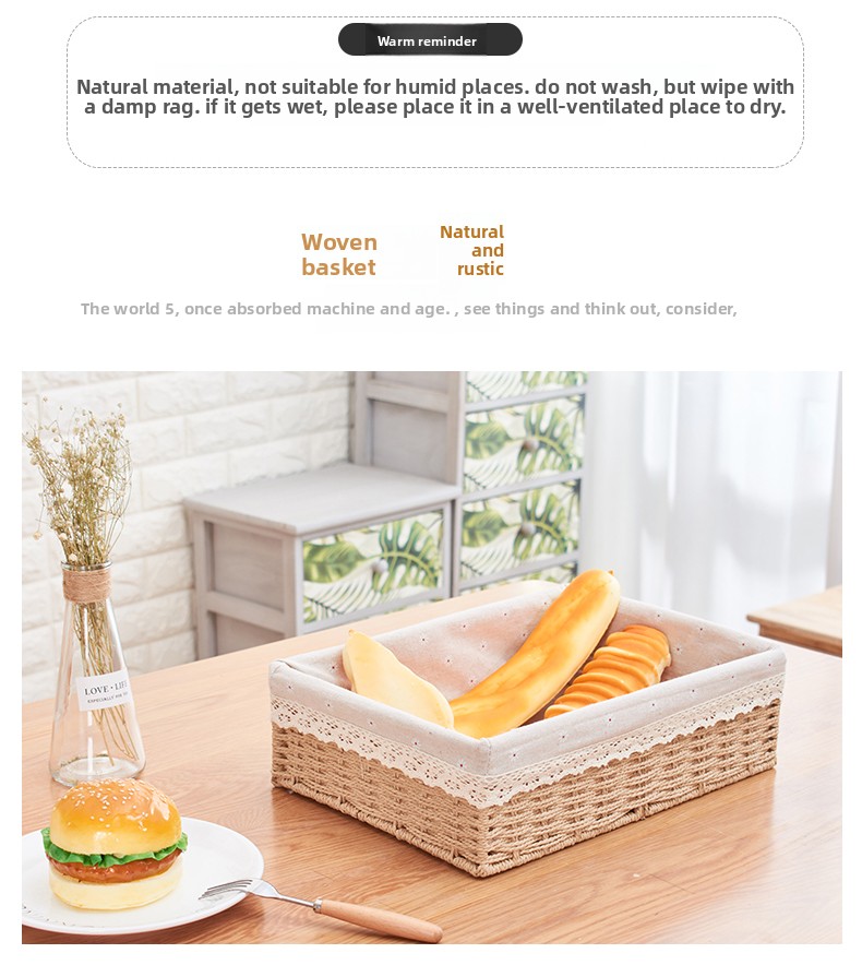 Panier de rangement en rotin t - Face Mask Storage Box avis et prix