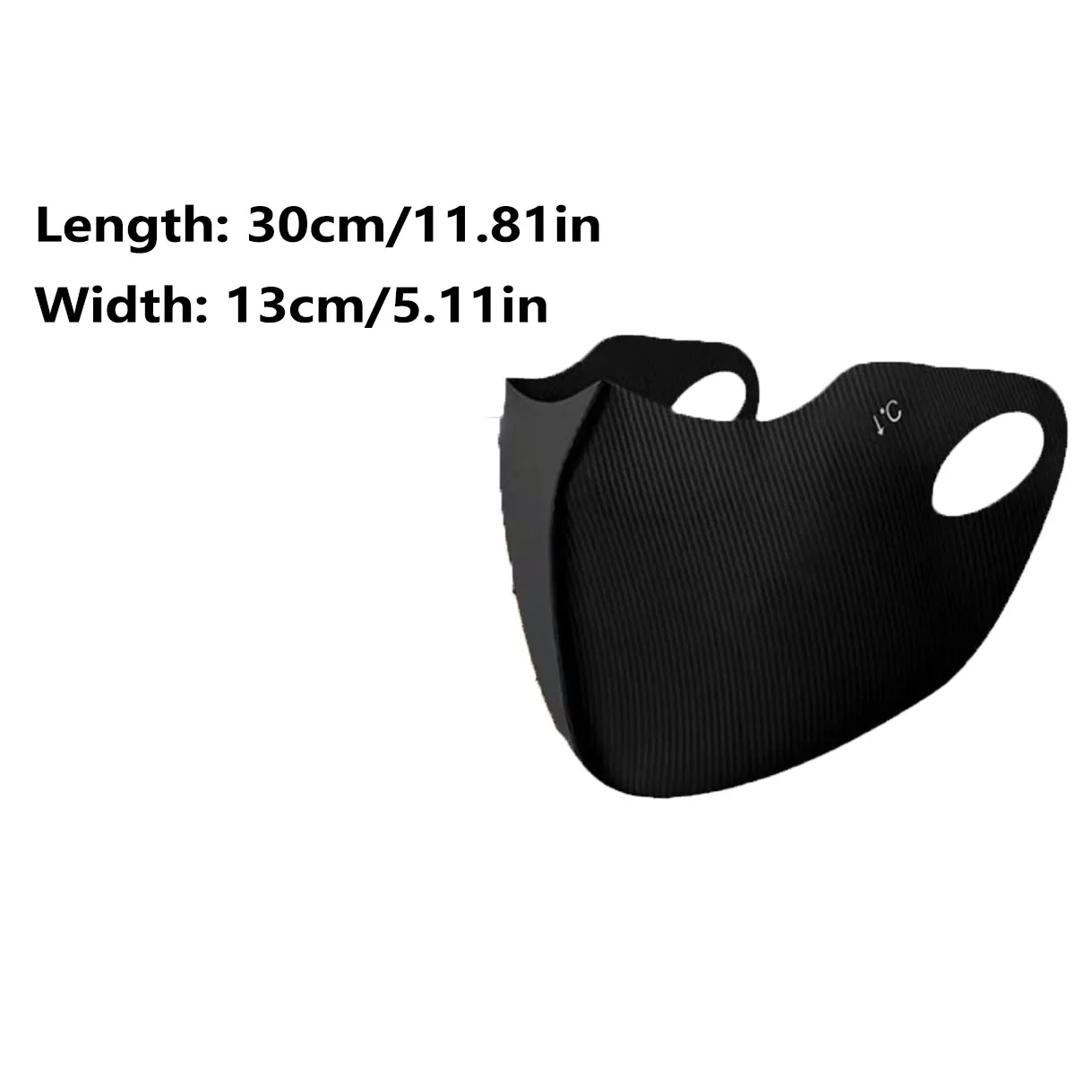 Masque en soie glacée filetée  - Cloth Face Mask Washable avis et prix
