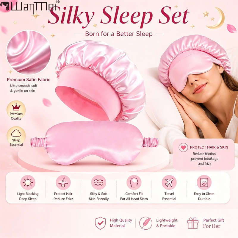    Ensemble bonnet de nuit en - Mask Lanyard Adjustable avis et prix