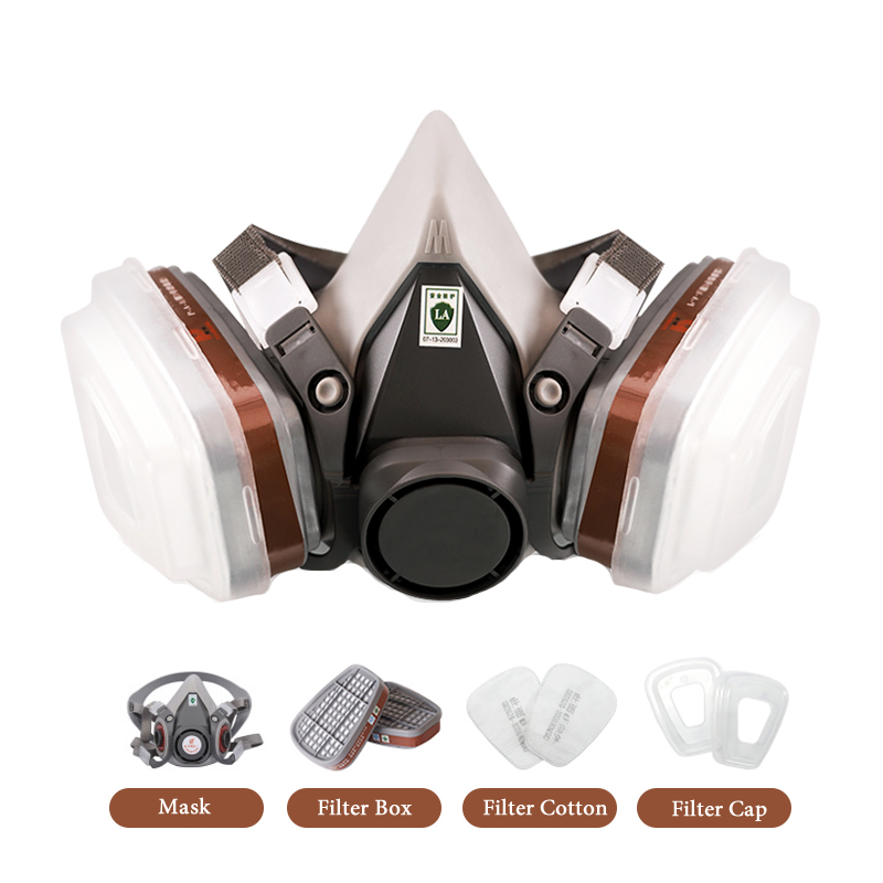 Demi-visage 6200 masque à gaz  - Dust Mask Construction avis et prix