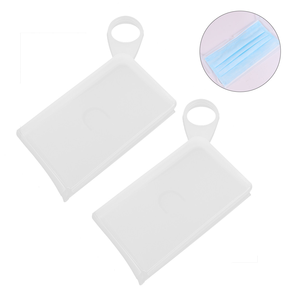 2 pièces de boîtes de rangemen - Face Mask Storage Box avis et prix